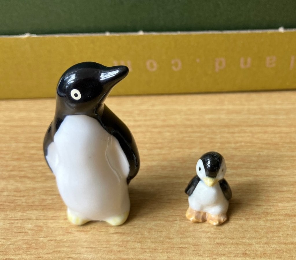 Vier pinguin beeldjes (voor in de letterbak), Ophalen of Verzenden, Zo goed als nieuw, Dier