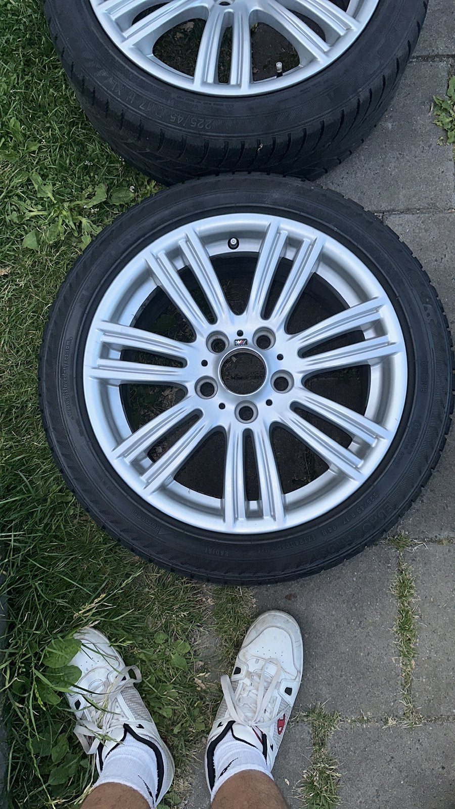 Bmw style 383m velgen breedset, Ophalen, Gebruikt, Banden en Velgen, 17 inch