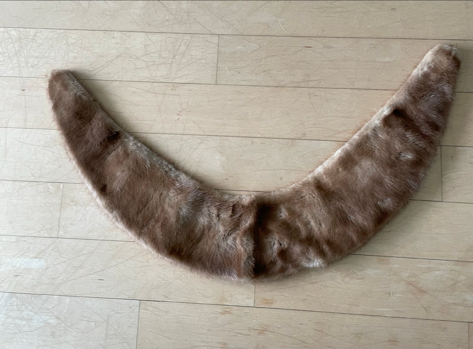 Vintage Elegante nerts bontkraag in heel goede conditie., Ophalen of Verzenden, Zo goed als nieuw