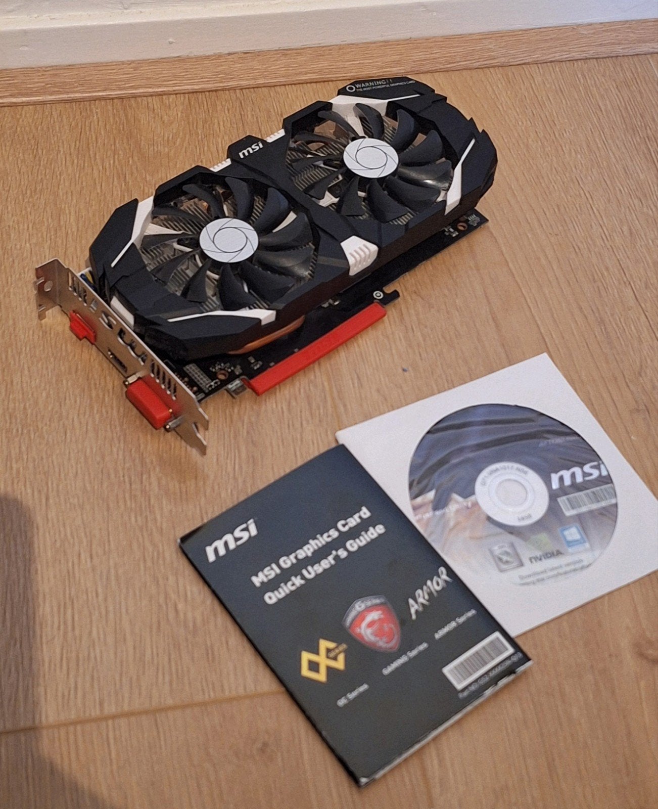 MSI GeForce GTX 1060 6GT OC V1 Videokaart, Computers en Software, PCI-Express 3, Gebruikt, HDMI, Ophalen of Verzenden