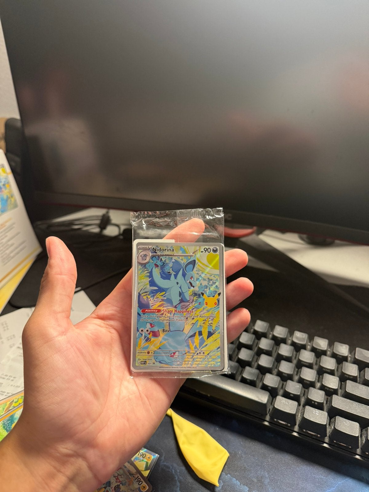 Pokémon Nidorina 101 MEP Promo Sealed 30th Anniversary, Hobby en Vrije tijd, Ophalen of Verzenden, Nieuw