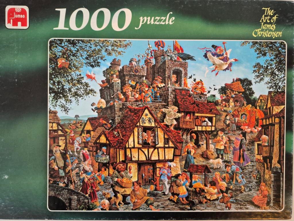 Jumbo puzzel 1000 stukjes James Christensen, Ophalen of Verzenden, 500 t/m 1500 stukjes, Gebruikt, Legpuzzel
