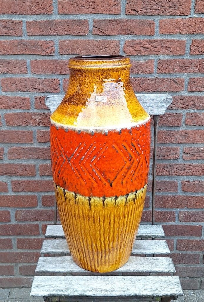 Prachtige vintage Carstens Tonnieshof West Germany vaas., Ophalen of Verzenden, Huis en Inrichting