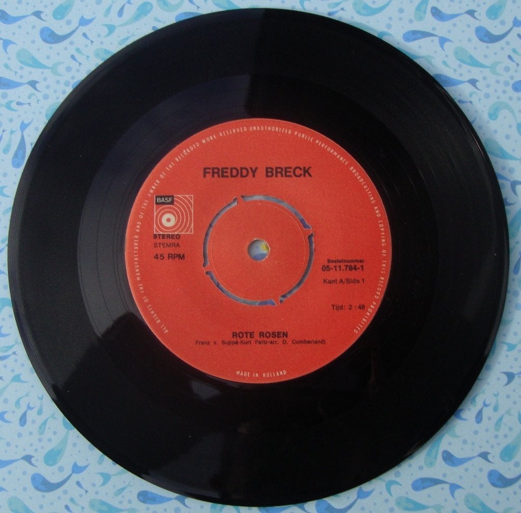 Freddy Breck - Rote Rosen  (Single)  (3), Cd's en Dvd's, Vinyl Singles, Gebruikt, Wereldmuziek, 7 inch, Single