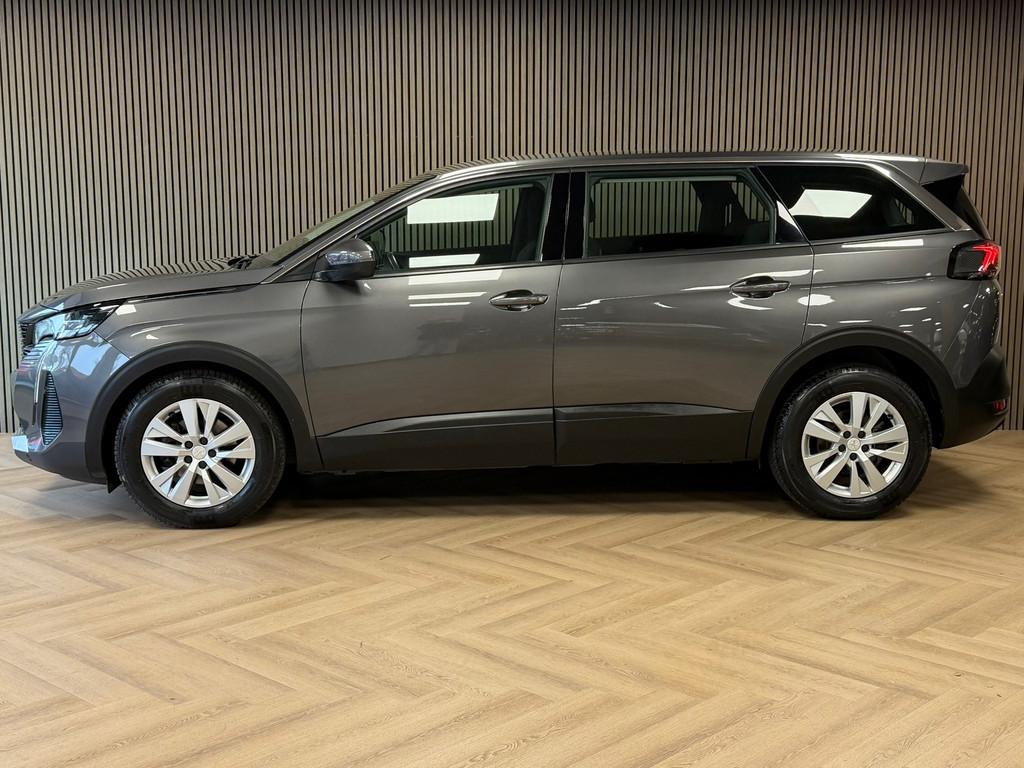Peugeot 5008 1.2 PureTech 7 Pers AUT NAVIGATIE CAMERA APPLE, Stof, Gebruikt, 1199 cc, Met garantie (alle)