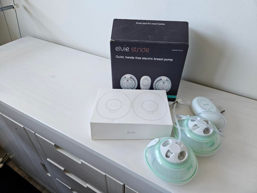 Elvie Stride Dubbele Borstkolf - Stil en Handsfree, Kinderen en Baby's, Babyvoeding en Toebehoren, Ophalen of Verzenden