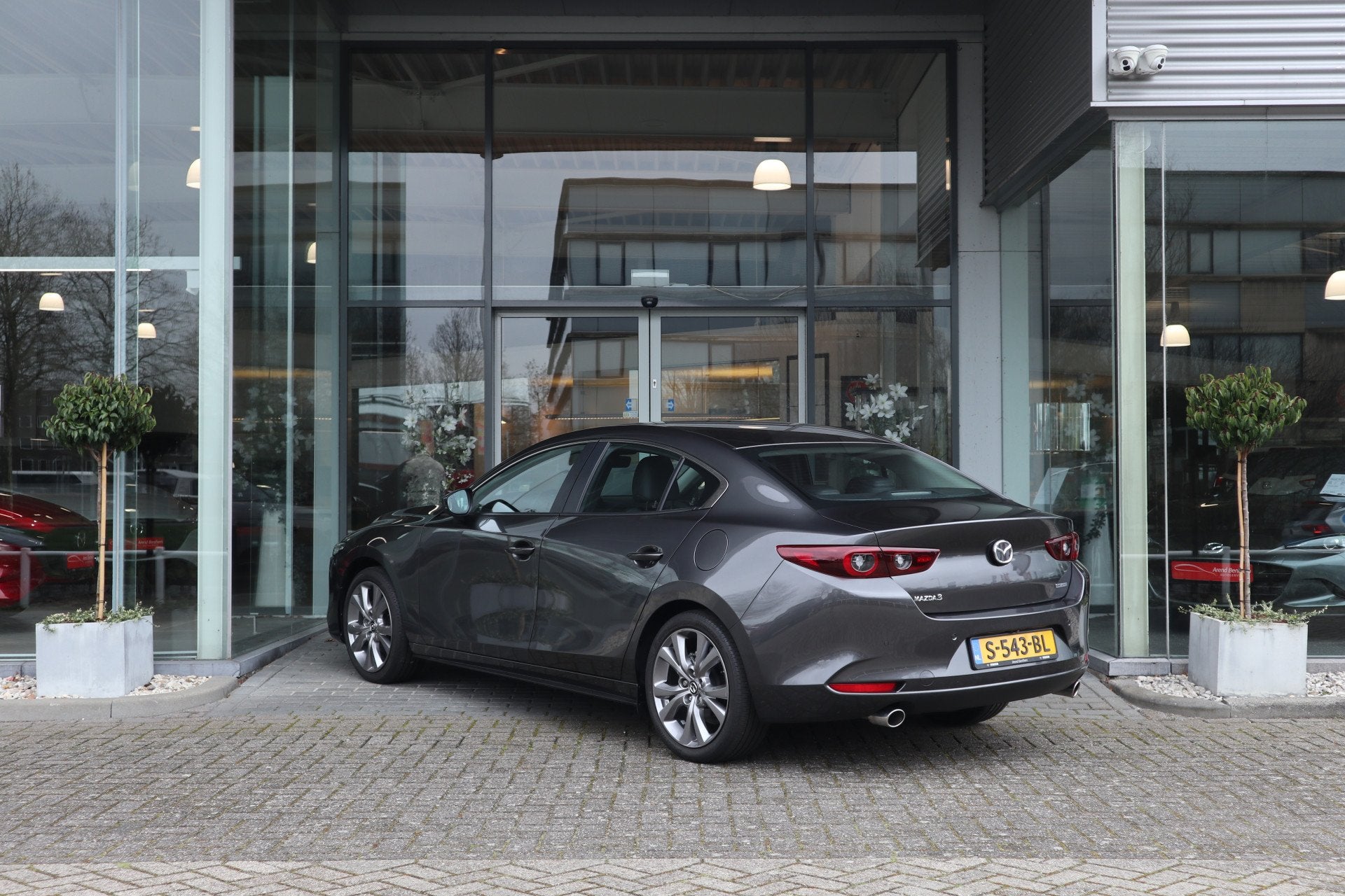 Mazda 3 Automaat 2.0 E-SkyActiv-G 122 Camera / Leer / Navi /, Auto's, Mazda, Gebruikt, 4 cilinders, 122 pk, Bedrijf