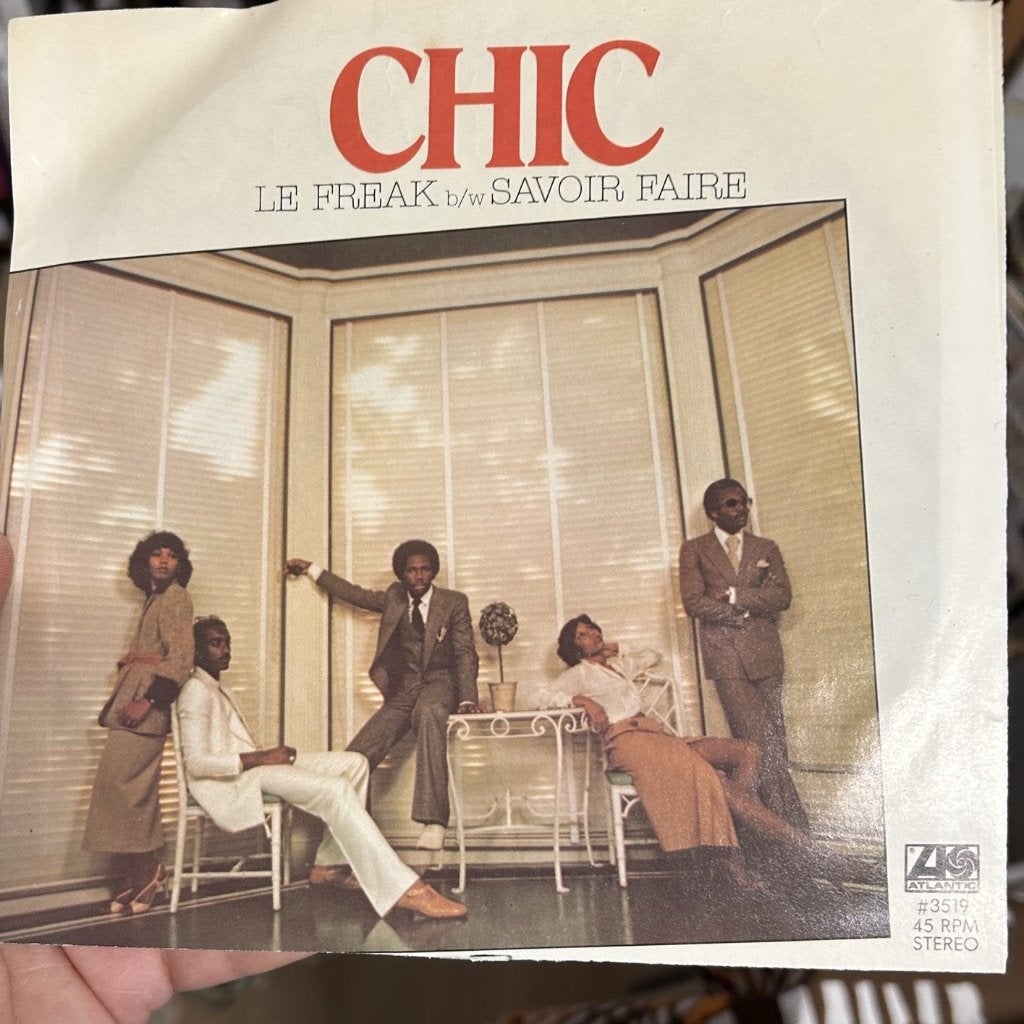 Chic: Le Freak (vinylsingle), Cd's en Dvd's, Ophalen of Verzenden, Zo goed als nieuw, 7 inch, Pop