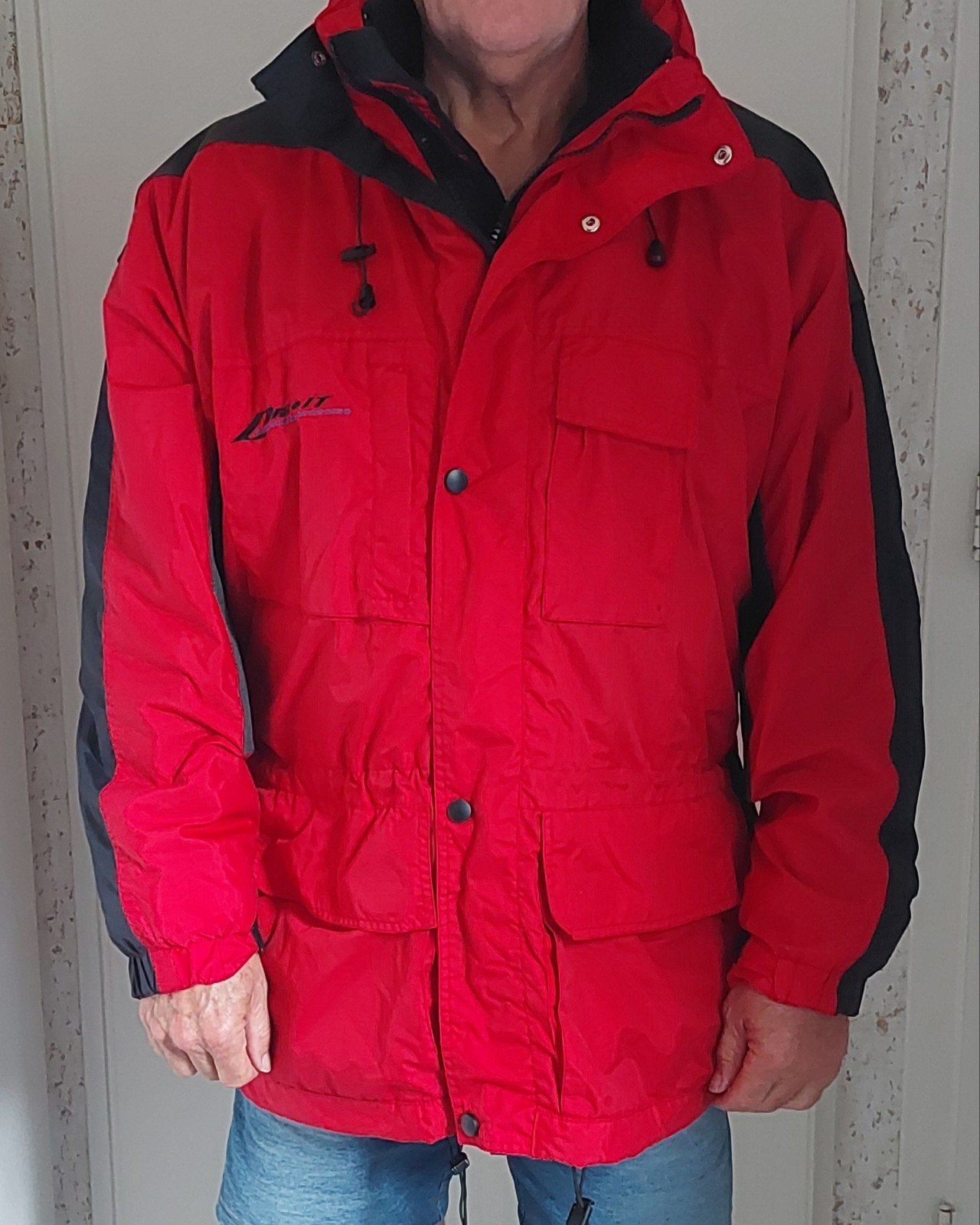 DIG-IT ski-jas M/L met capuchon en uitneembare voering, Ophalen, Maat 52/54 (L), Zo goed als nieuw, DIG-IT
