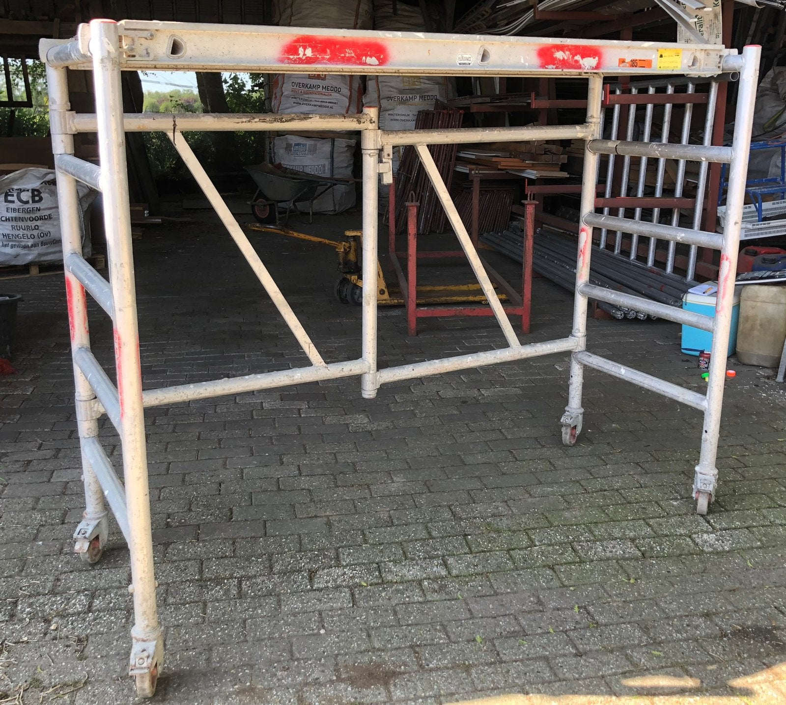 Kamersteiger te huur, Doe-het-zelf en Verbouw, Ophalen, Gebruikt, Rolsteiger of Kamersteiger, Minder dan 2 meter