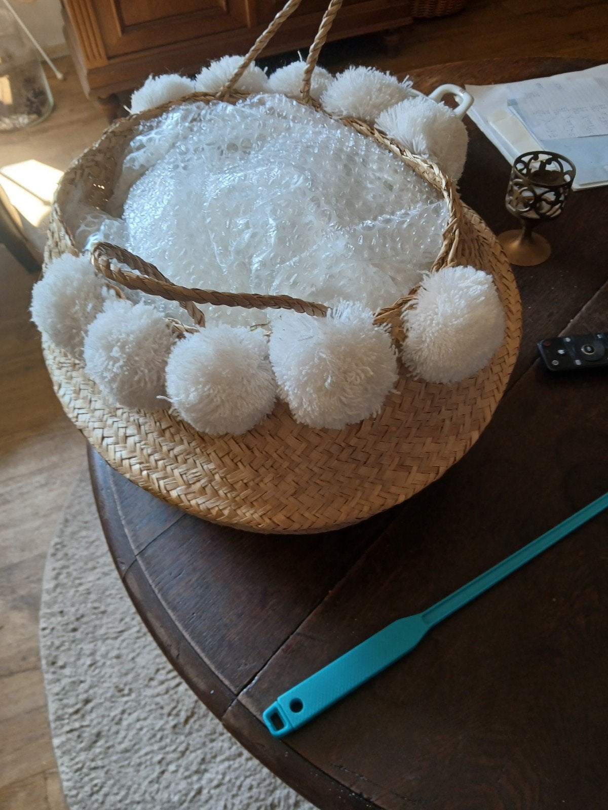 rieten mand nieuw, Ophalen of Verzenden, Nieuw, Rond, Riet