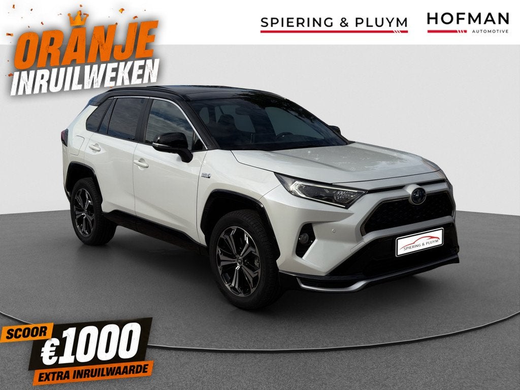 Toyota RAV4 2.5 Plug-in AWD Bi-Tone Plus | Panorama | 360 Ca, Auto's, Toyota, Bedrijf, Te koop, Rav4, 360° camera, 4x4, ABS, Achteruitrijcamera