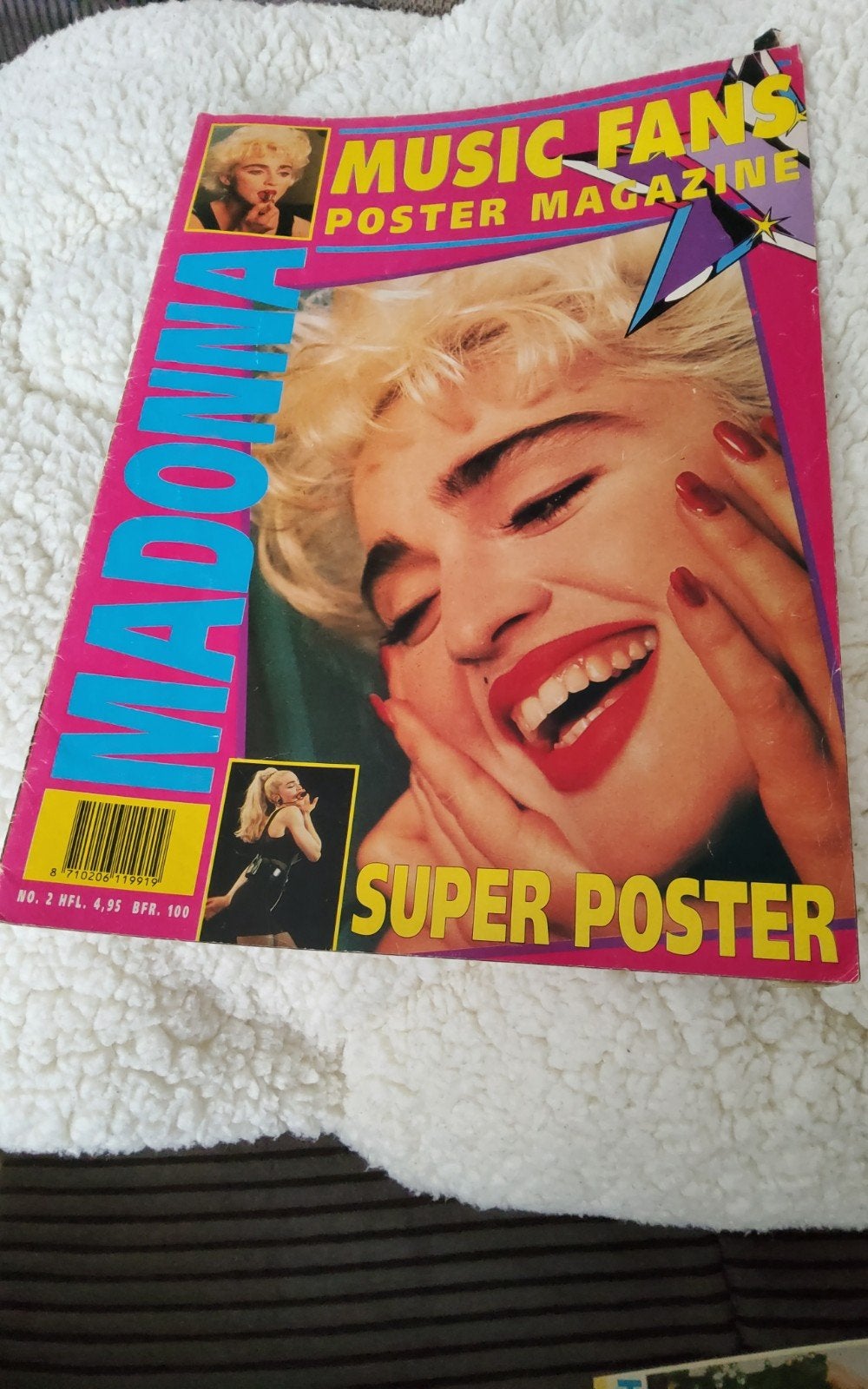 Madonna Music Fans Poster Magazine - Super Poster, Verzenden, Gebruikt, Boek, Tijdschrift of Artikel