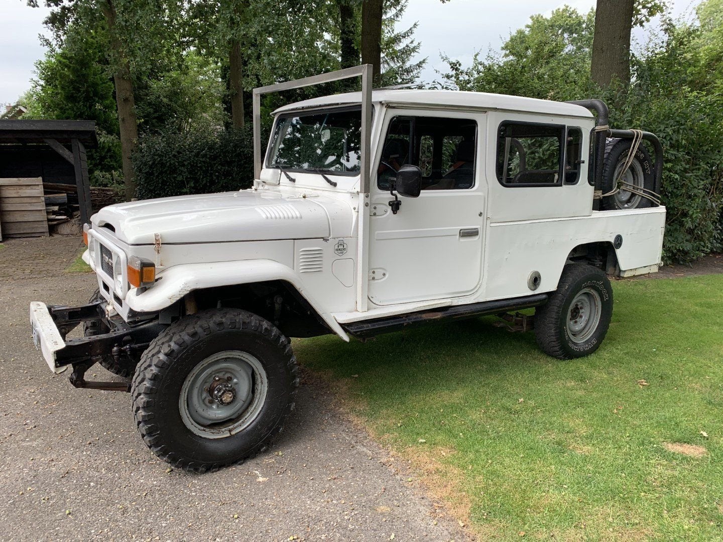 Toyota Land Cruiser BJ45  1984 servo wegenbelastingvrij, Wit, Bedrijf, SUV of Terreinwagen, Handgeschakeld