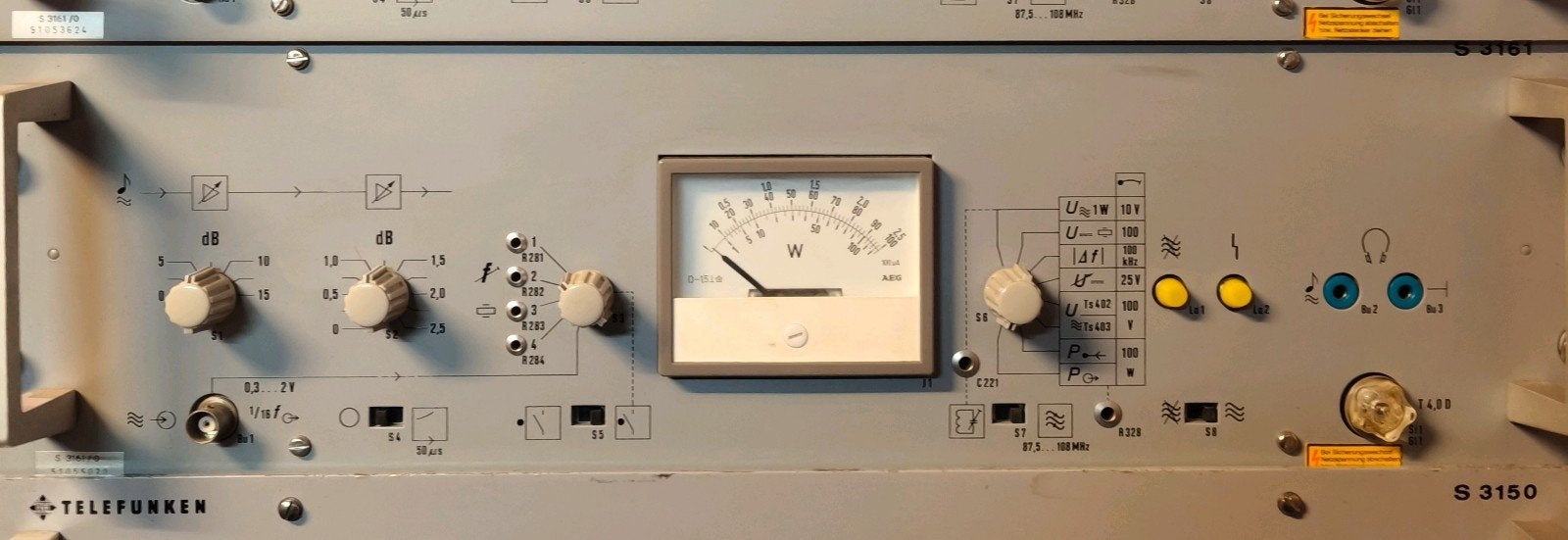 Telefunken S3161 100W, Ophalen
