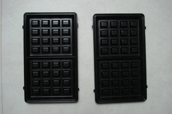 Nieuwe wafel bakplaten voor Quigg 3 in 1 grill apparaat, Ophalen of Verzenden, Uitneembare platen, Nieuw