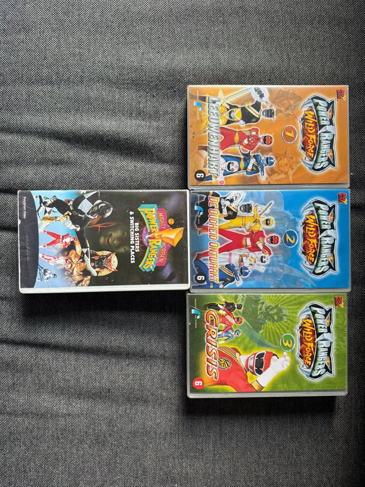 Power rangers wild force videobanden, Cd's en Dvd's, Alle leeftijden, Ophalen of Verzenden, Zo goed als nieuw, Overige typen