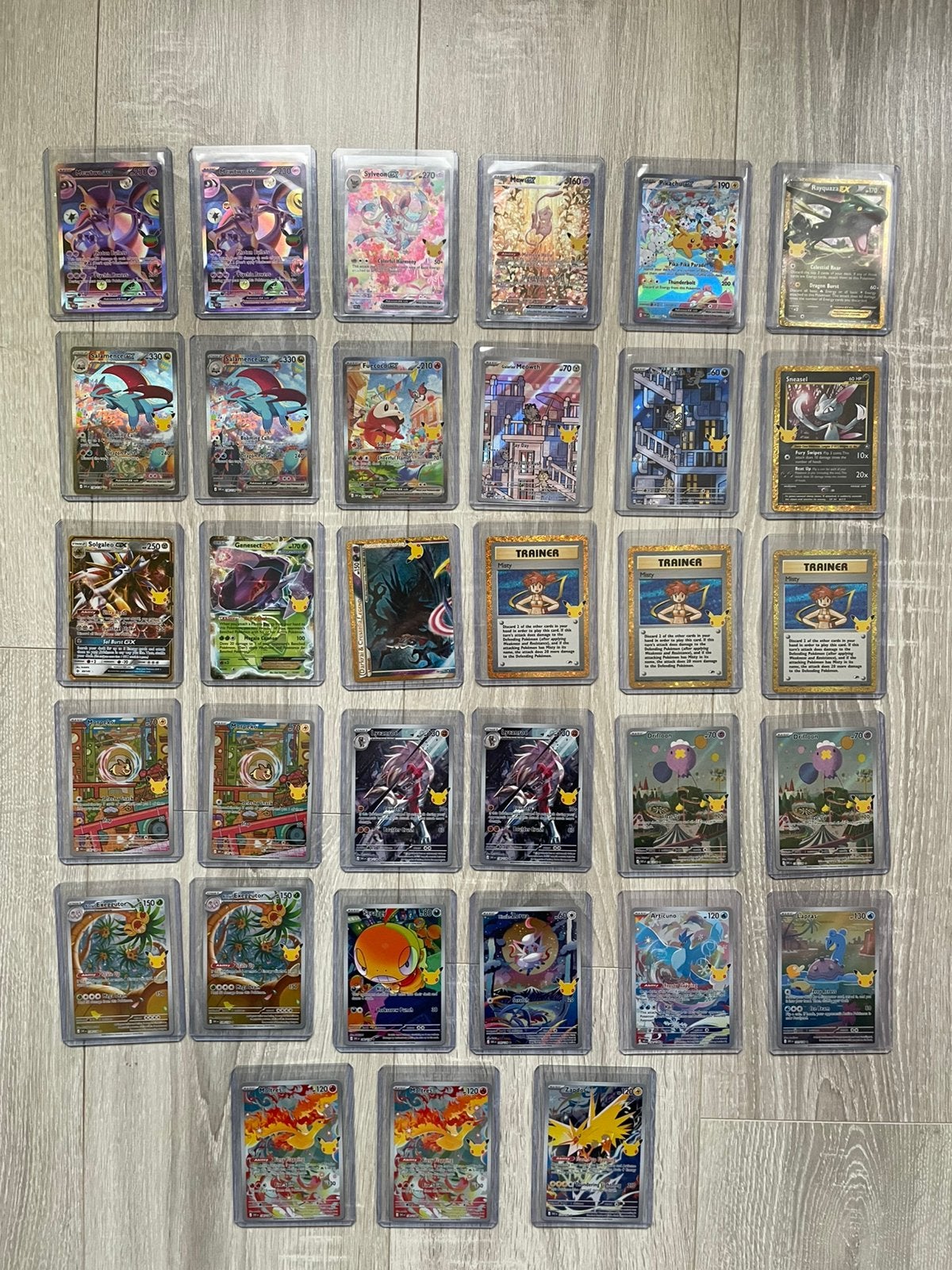 30th celebration pokémon hits