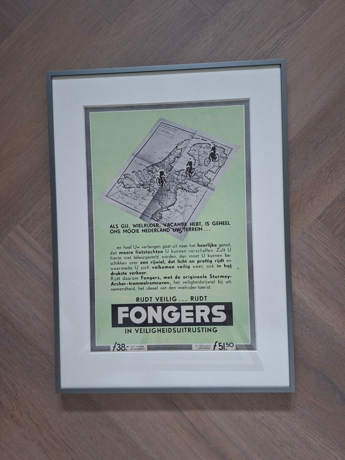 Fongers affiche toerisme, Ophalen of Verzenden