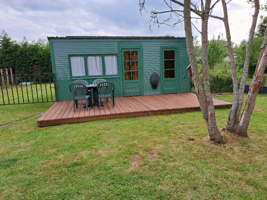 Mooie chalet met grote vissteiger, Watersport en Boten, Hengelsport | Witvissen, Ophalen of Verzenden, Zo goed als nieuw, Overige typen