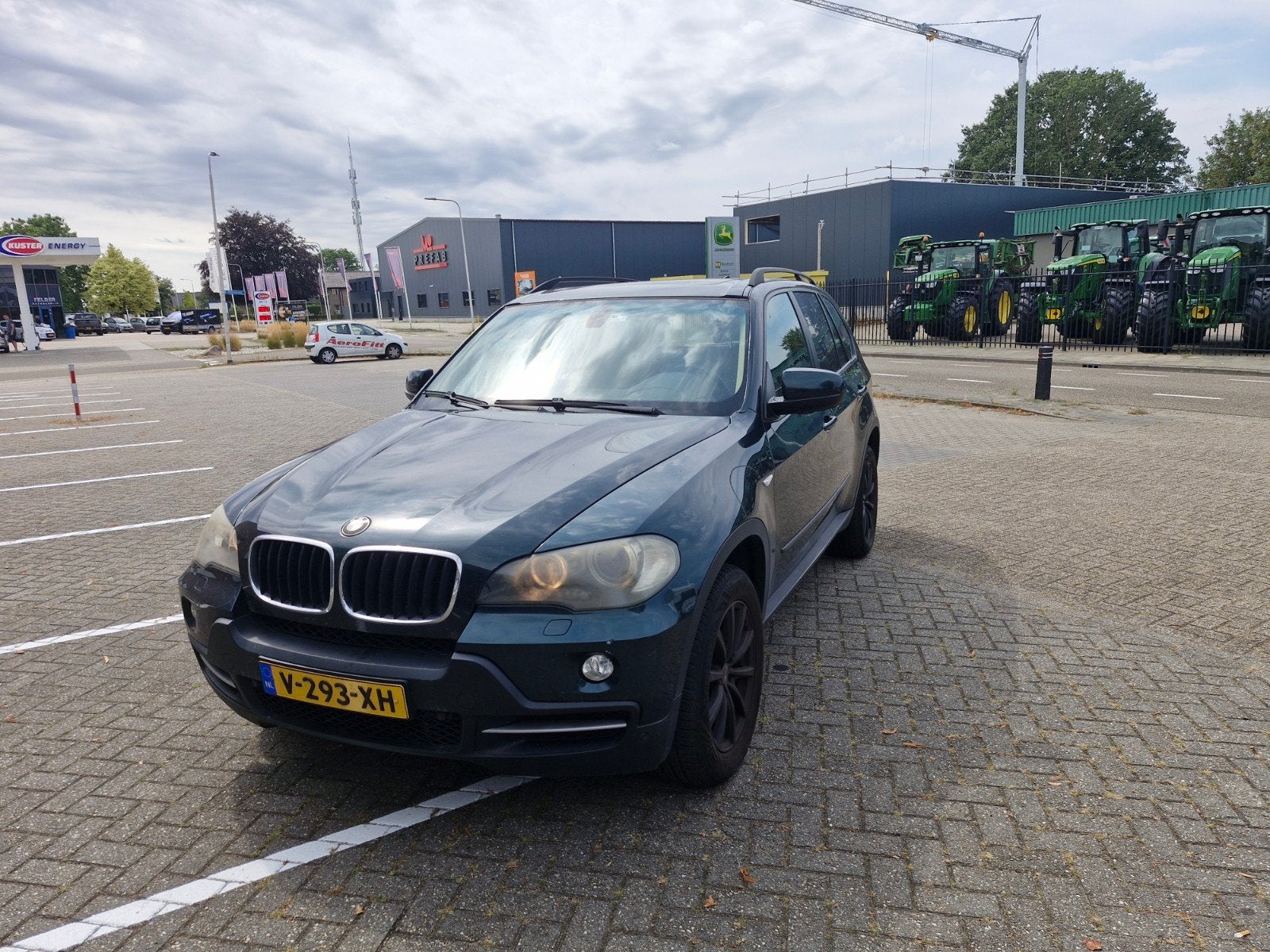 BMW X5 GRIJSKENTEKEN BJ 2007 NU €4850 APK NIEUW 21-8-2027, Auto's, Bestelauto's, 2175 kg, Beige, 2993 cc, Bedrijf