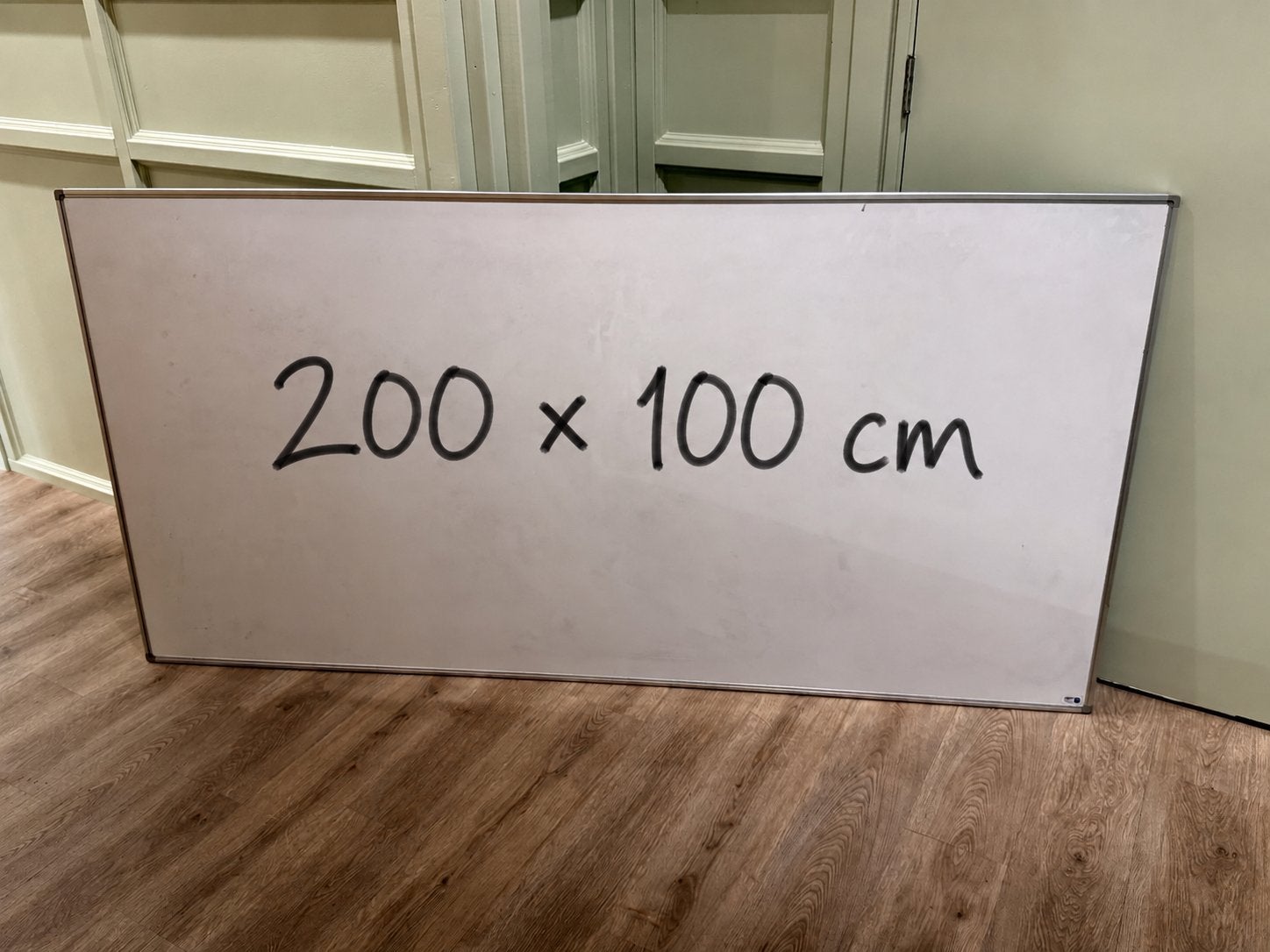 Groot whiteboard 200  100 cm, Diversen, Ophalen, Gebruikt, Whiteboard