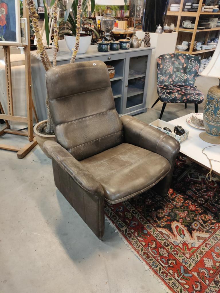 DS-50 De Sede fauteuil - Vintage design leren lounge stoel, Huis en Inrichting, Fauteuils, Ophalen, Gebruikt, De Sede, Info@desede.ch