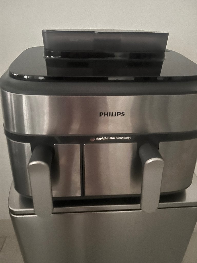Philips Airfryer Dual Basket met Stoomfunctie, Ophalen, Zo goed als nieuw, Airfryer XXL, 1500 gram of meer