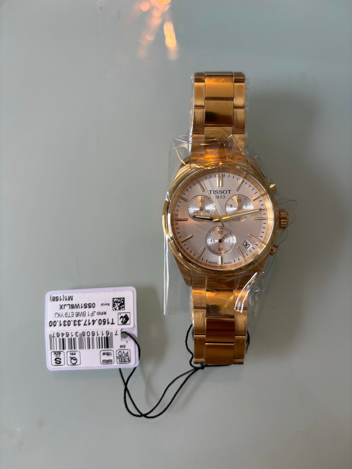 Prachtige Tissot T150.41.33.031.00 - Nieuw in Doos!, Overige merken, Staal, Polshorloge, Nieuw