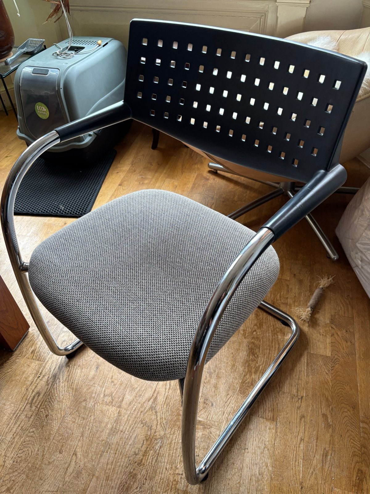 4 Vitra Visavis stoelen - Antonio Citterio, Ophalen, Gebruikt, Vier, Metaal