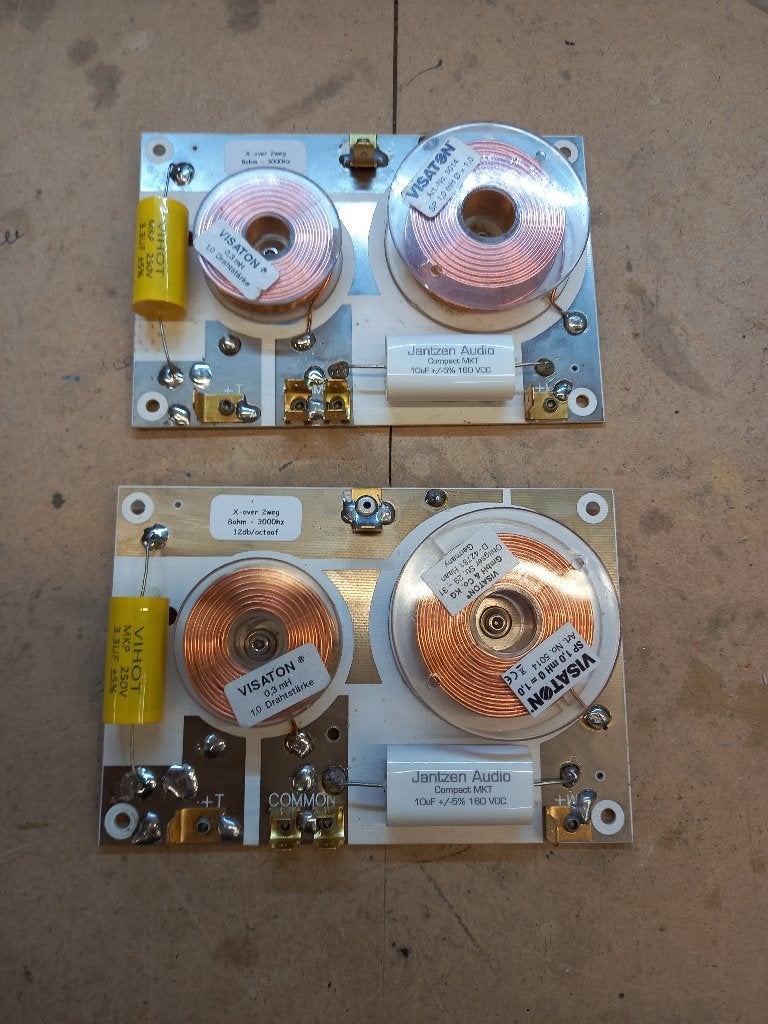 2 x Crossover 8ohm - 3000hz - 12db/oct gebruikt, Stereo speakers, Ophalen of Verzenden, 150 watt of meer, Overige merken