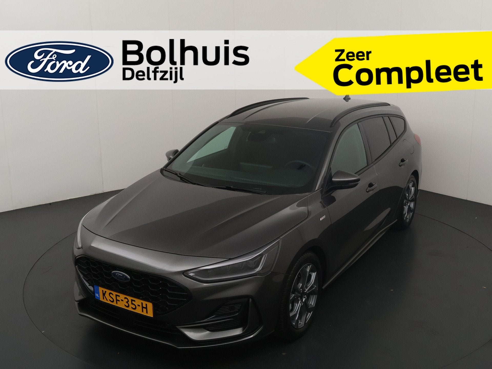 Ford FOCUS Wagon EcoBoost Hybrid 155 pk ST-Line | Winter Pac, Stof, Gebruikt, 155 pk, Hybride Elektrisch/Benzine