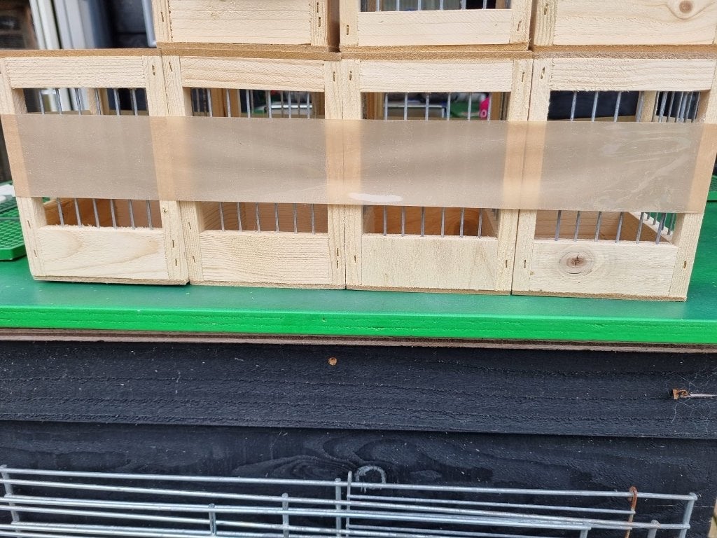 Nieuwe tralie nestkastjes, Ophalen of Verzenden, Nieuw, Hout, Broedkooi of Kweekkooi