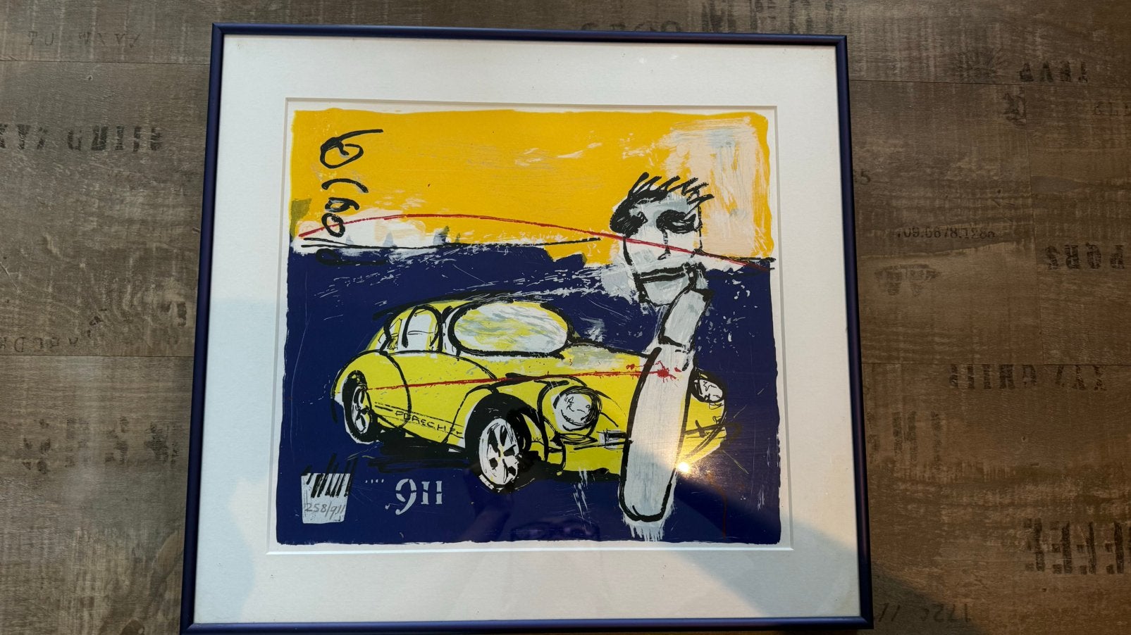 Herman Brood Porsche 911, Antiek en Kunst, Ophalen