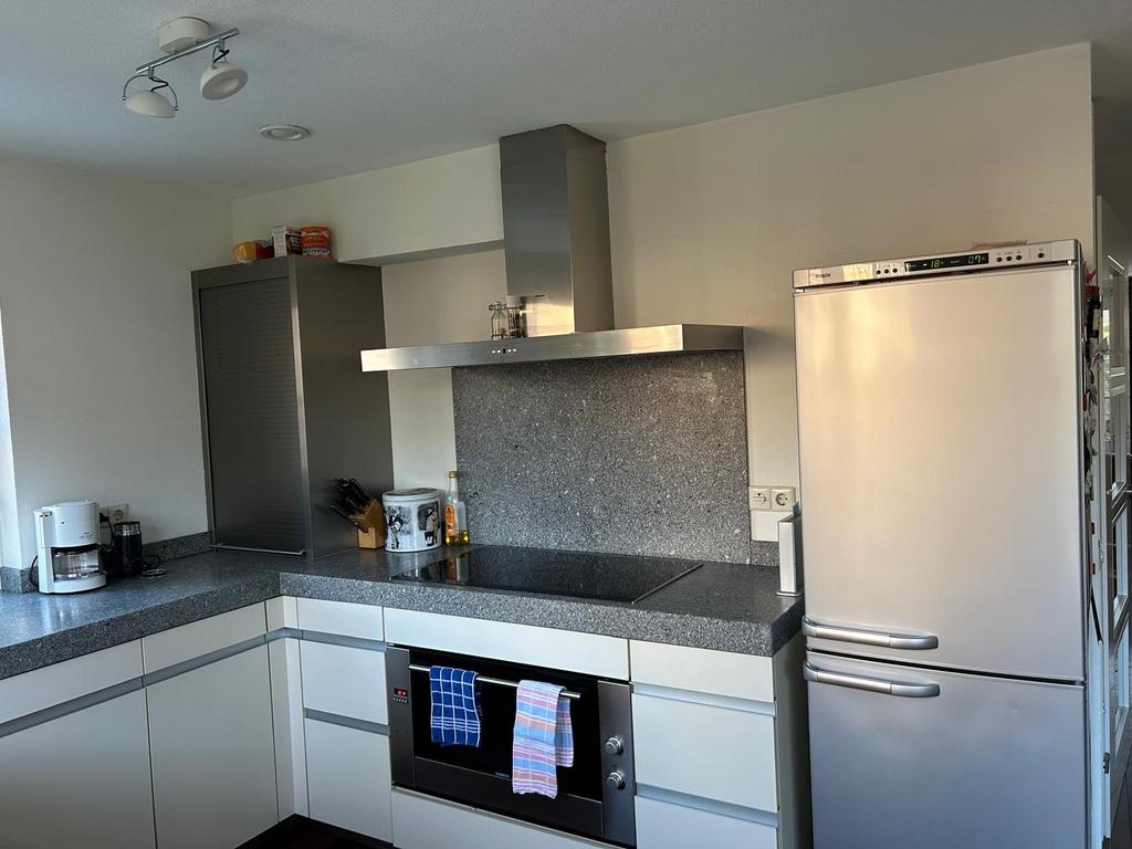 SieMatic U-keuken met granieten blad en inbouwapparatuur, Huis en Inrichting, Ophalen, Gebruikt, U-keuken, Graniet of Steen