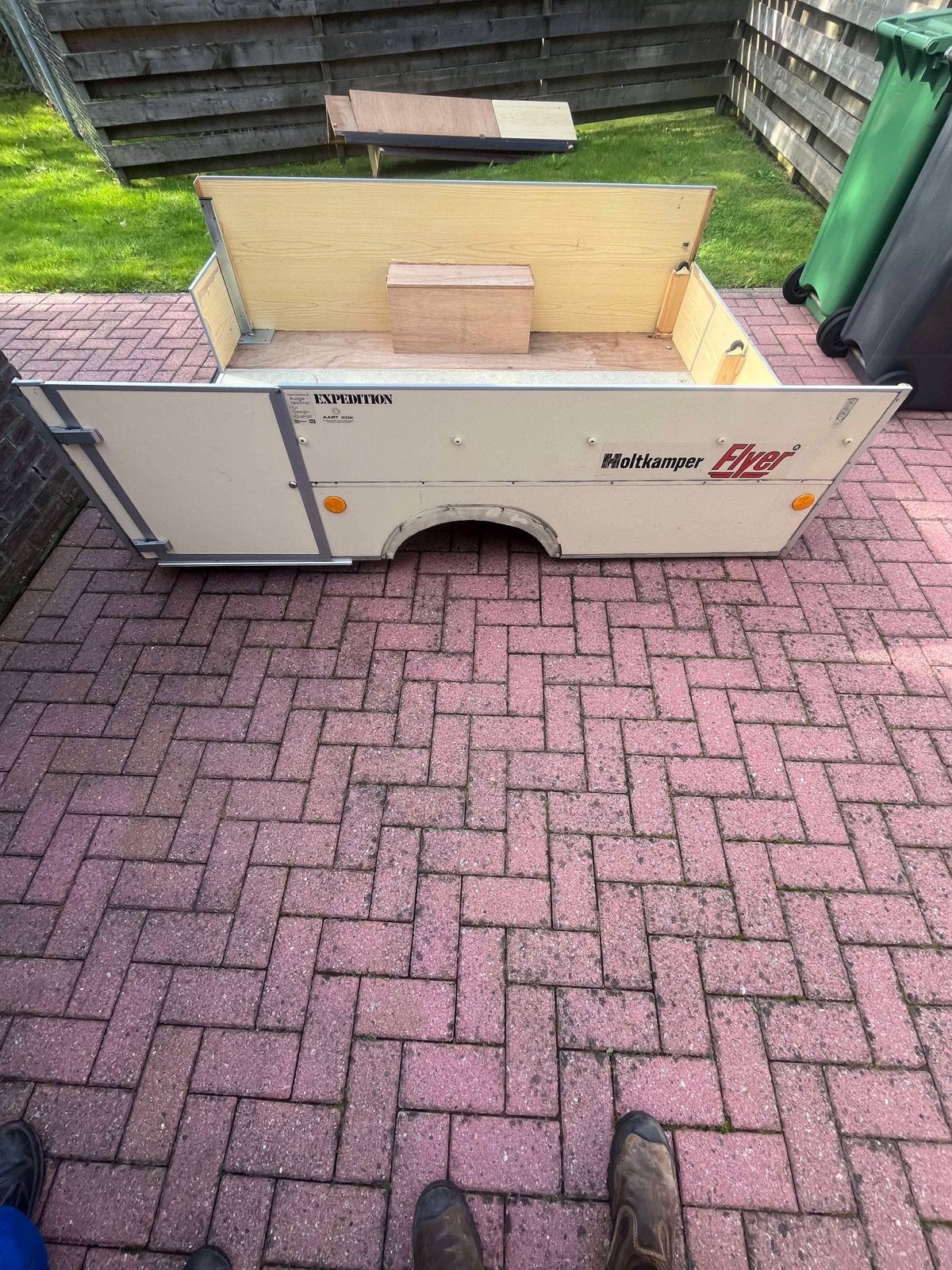 Holtkamper Flyer bak, Ophalen, Gebruikt