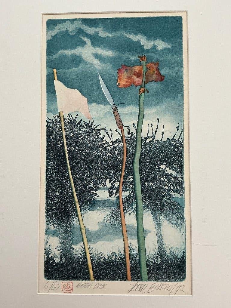 Ets Sjoerd Bakker, Ophalen, Militair, Gesigneerd, 50 cm