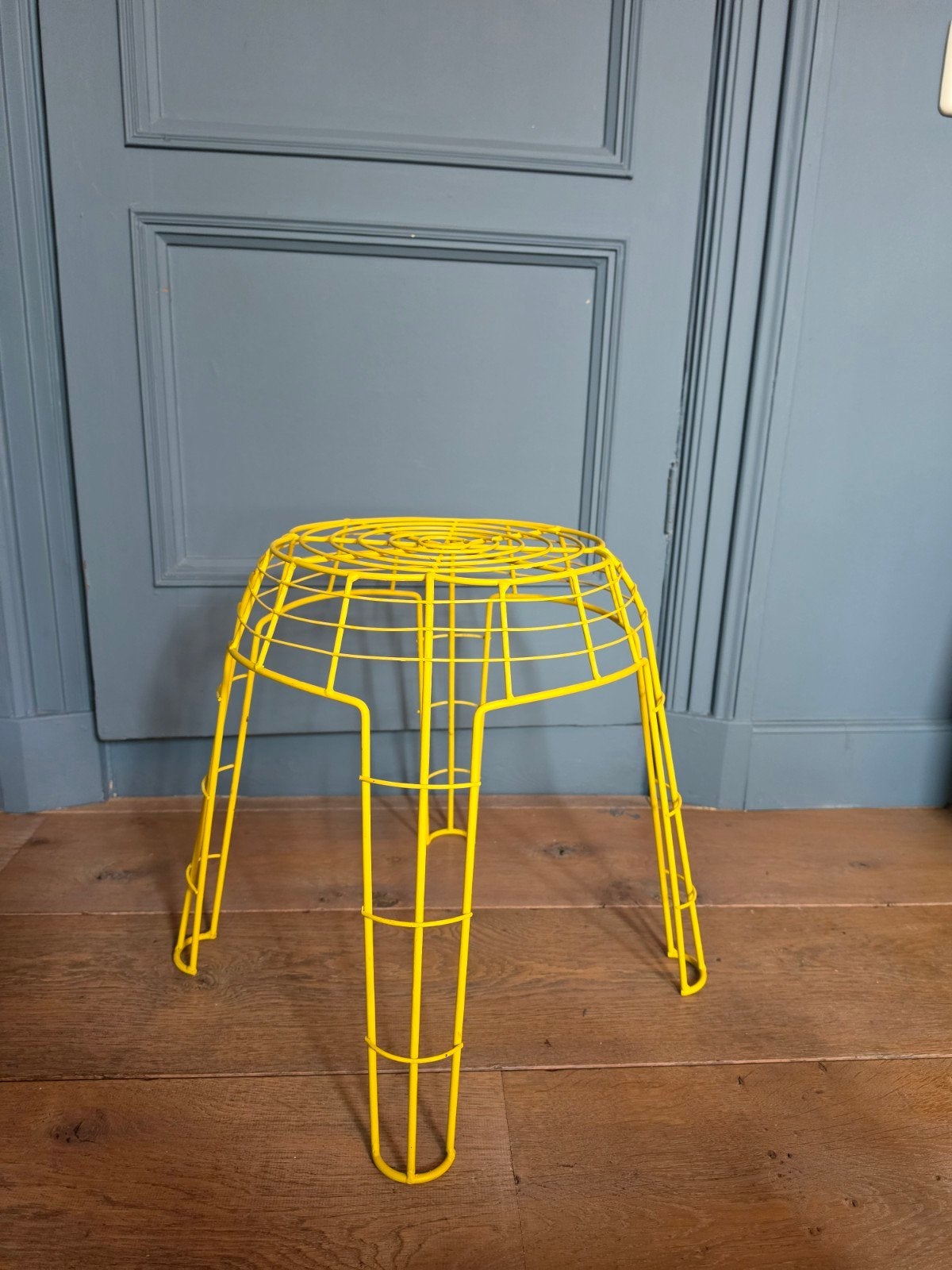 Vintage Dutch Design kruk draadstaal, Ophalen, IJzer