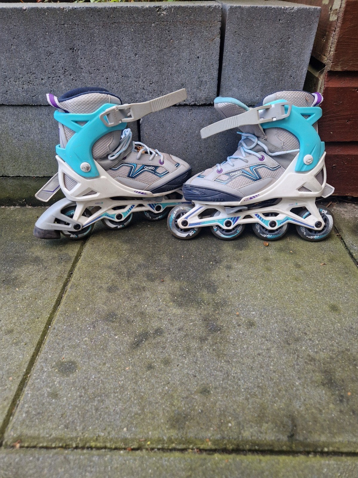 Decathlon Oxelo Roller Fit 3 JR Inline Skates - Maat 35-38, Kinderen, Inline skates 4 wielen, Ophalen, Overige merken