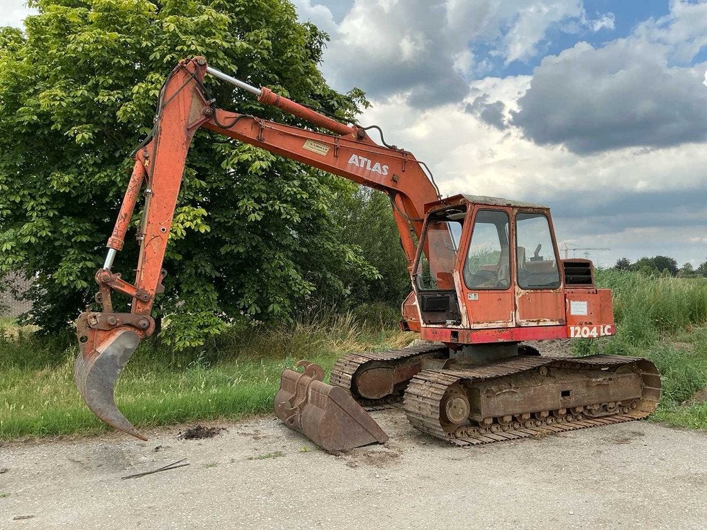 1988 Atlas 1204 LC Rupsgraafmachine, Zakelijke goederen, Machines en Bouw | Kranen en Graafmachines, Graafmachine