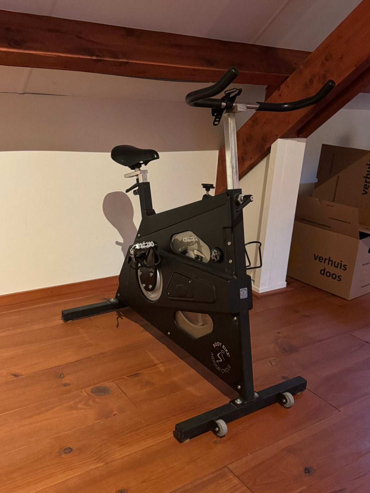 Spinningfiets- body bike - indoor cycle, Ophalen, Spinningfiets, Zo goed als nieuw, Metaal
