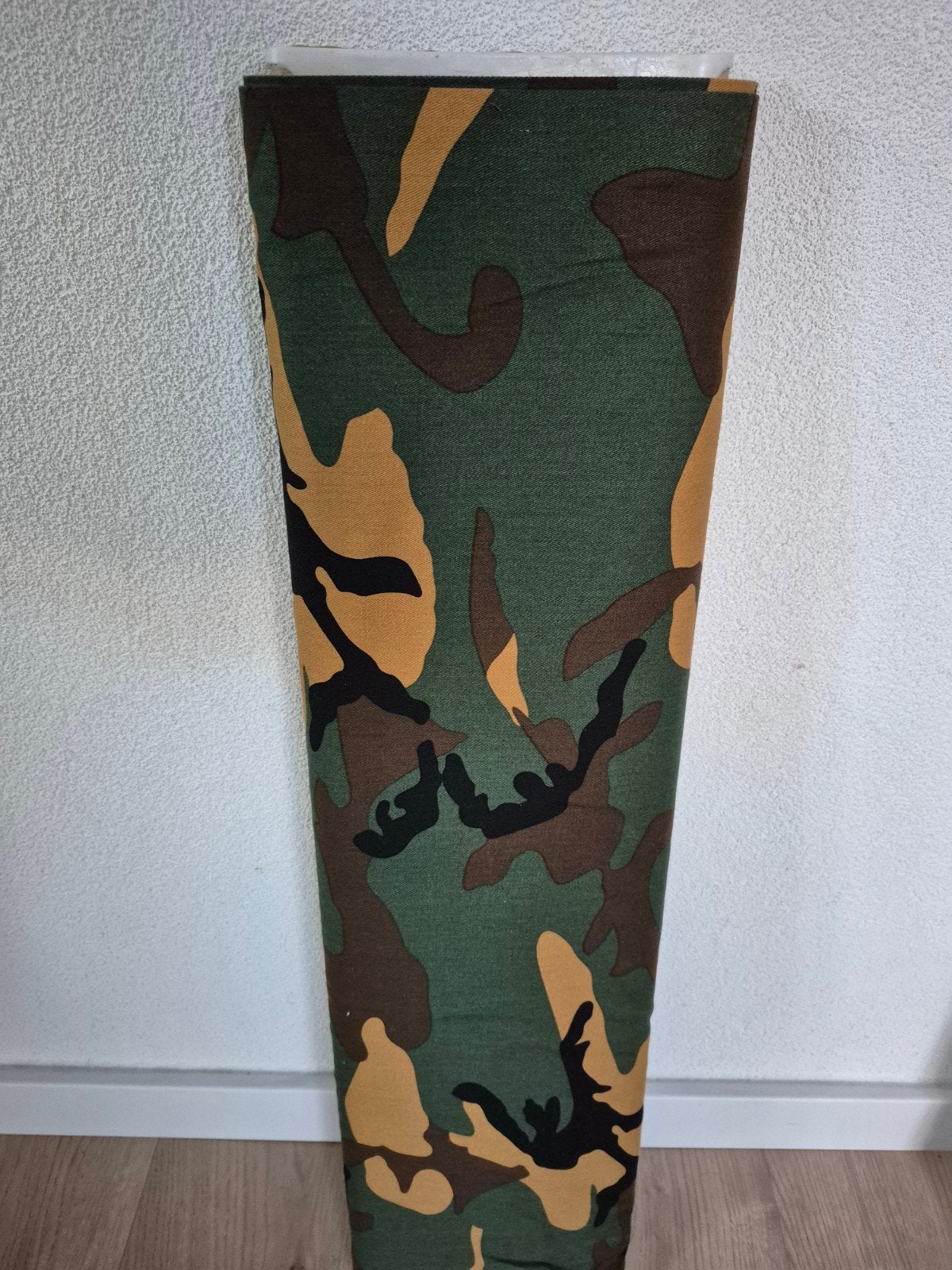 Canvas legerprint groen - per meter, Ophalen of Verzenden, Nieuw, Groen, Katoen