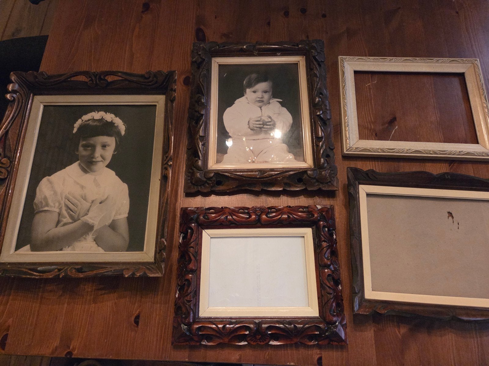 Antieke fotolijsten, Ophalen of Verzenden