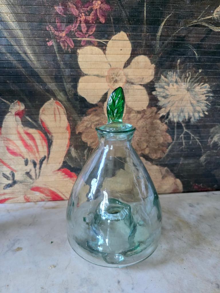 Oude glazen wespenvanger, Antiek en Kunst, Ophalen of Verzenden