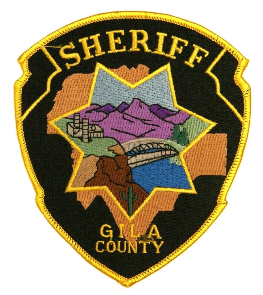 Patch / Embleem USA Sheriff Gila County - Arizona, Ophalen of Verzenden, Marechaussee, Amerika, Embleem of Badge