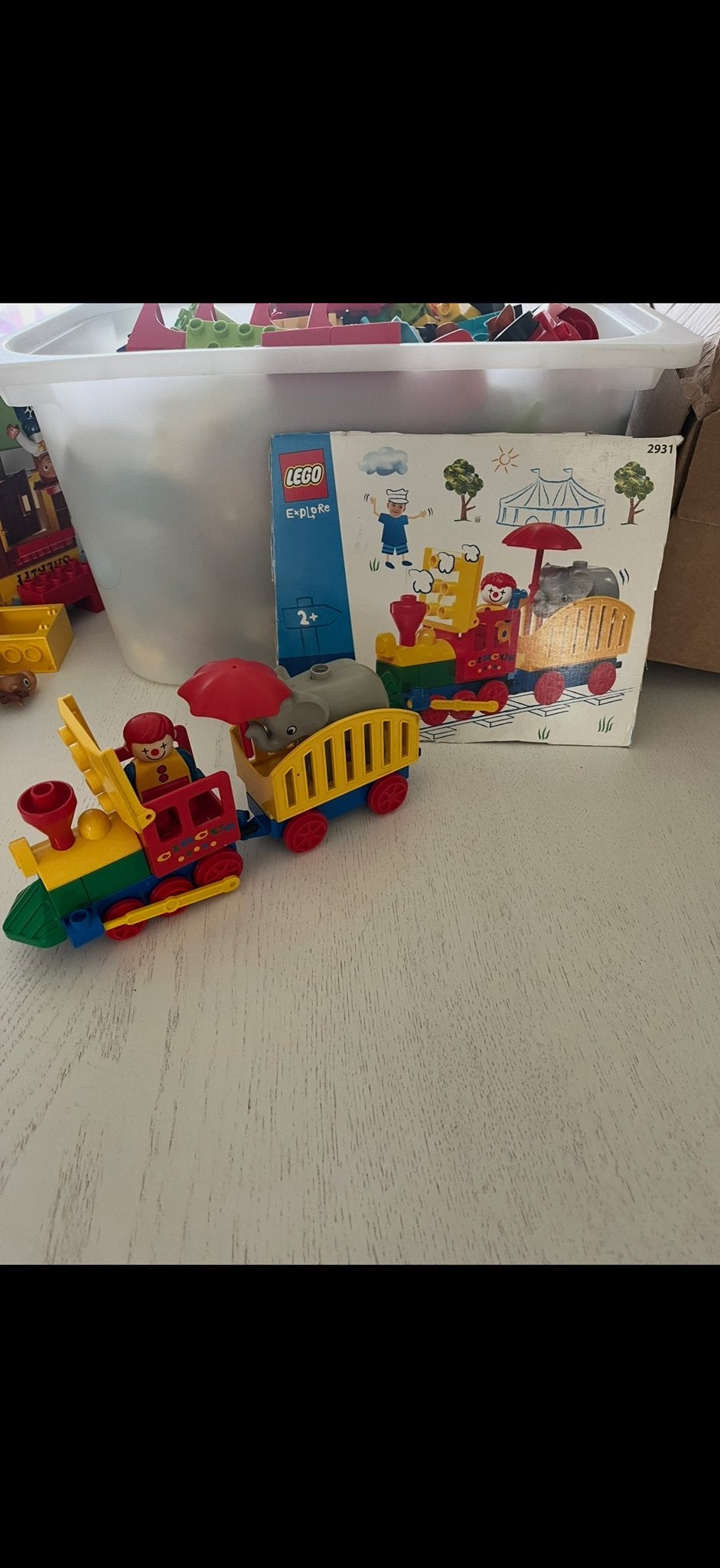 Lego Duplo Explore Circus Trein 2931, Gebruikt, Overige thema's, Lego, Ophalen of Verzenden