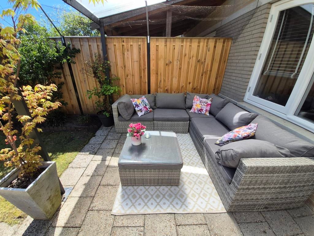 Loungeset Bois le Duc  MOET WEG!, Tuin en Terras, Tuinsets en Loungesets, Ophalen, 5 zitplaatsen, Gebruikt, Loungeset
