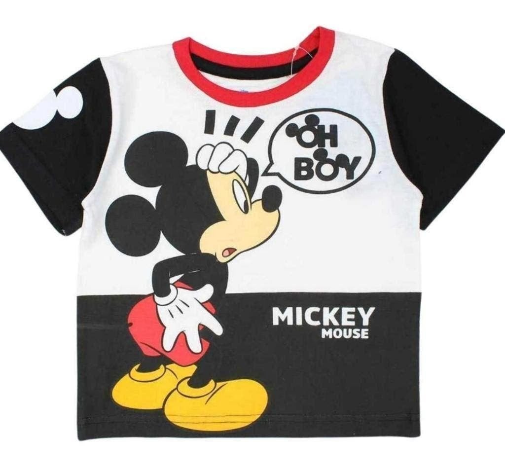 Mickey Mouse T-shirt - Mt 92-98-104-110-116-128 - Katoen, Nieuw, Ophalen of Verzenden, Mickey Mouse, Jongen