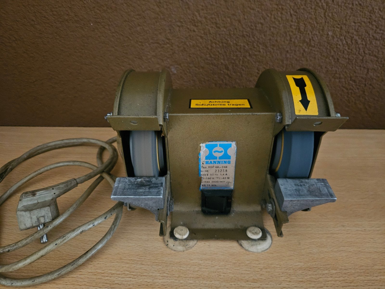 Hanning Werkbankslijpmachine HSP 60-04B

Te koop aangeboden:, Ophalen of Verzenden, Gebruikt, Minder dan 700 watt, Werkbankslijpmachine