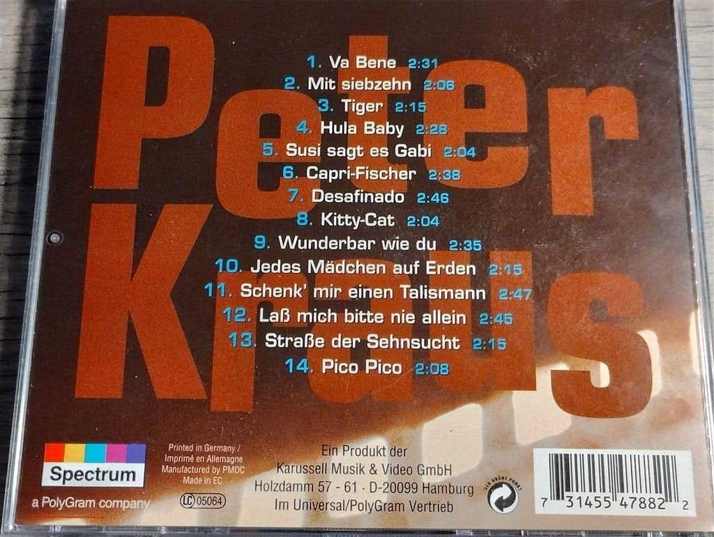 Peter Kraus - Va Bene, Ophalen of Verzenden, Zo goed als nieuw